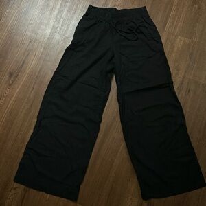 A New Day BLACK Linen wide leg pant